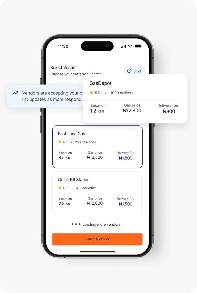 smart vendor matching
